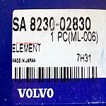 VOLVO 8230-02830 air breather